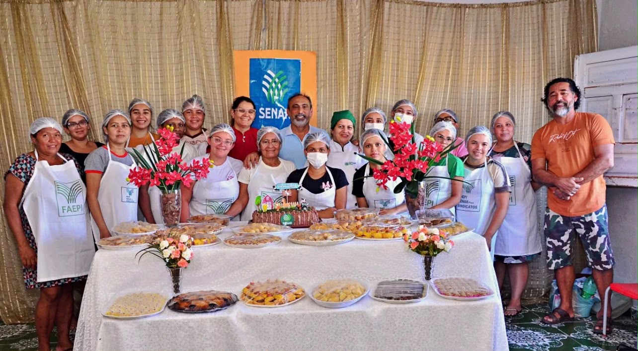 Capacitação em doces e salgados fortalece empreendedorismo em Santo Antônio de Lisboa